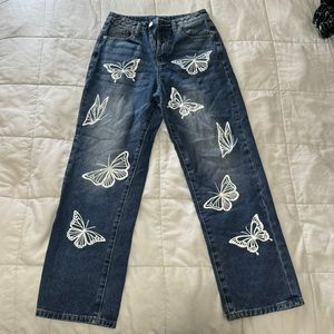 Baggy Butterfly Jeans